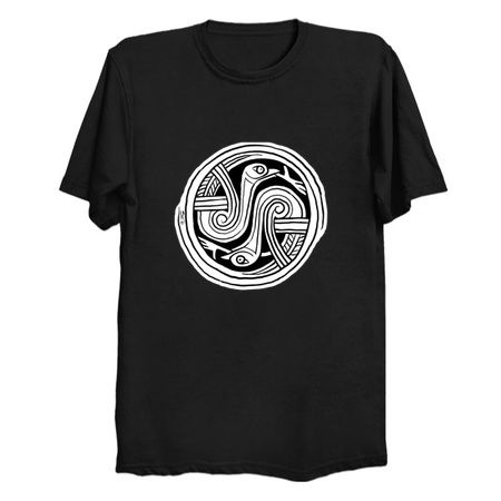 Celtci Art - Bird Pattern - Book of Kells tiny thumbnail