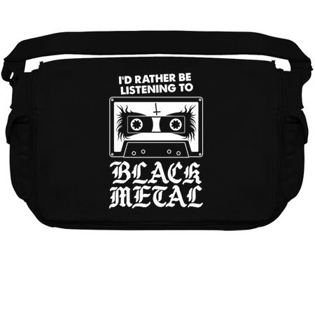 I'd Rather Be Listening To Black Metal - Funny Goth - Retro tiny thumbnail