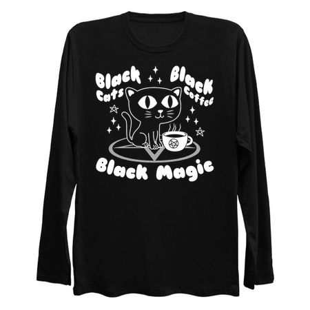 Black Cats, Black Coffee & Black Magic - Funny Goth tiny thumbnail