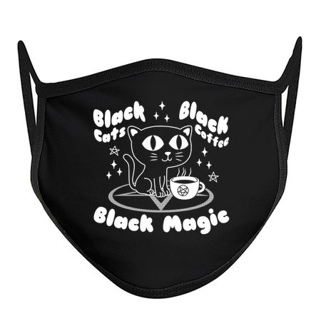 Black Cats, Black Coffee & Black Magic - Funny Goth tiny thumbnail