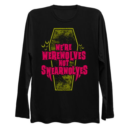 Werewolves Not Swearwolves - Funny Goth Quote tiny thumbnail