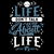 Life? - Hitchhikers Quote - Typography Sci Fi - Don't Panic tiny thumbnail