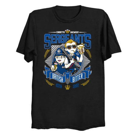 Sergeant's British Bitter - Hot Fuzz - Beer Label tiny thumbnail