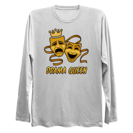 Drama Queen Comedy And Tragedy Gold Theater Masks tiny thumbnail