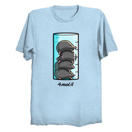 4 Moles Per Litre Chemistry Science Joke tiny thumbnail