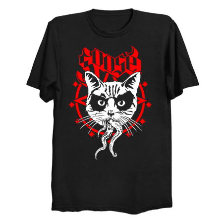 Black Metal Cat - Tees and Tanks