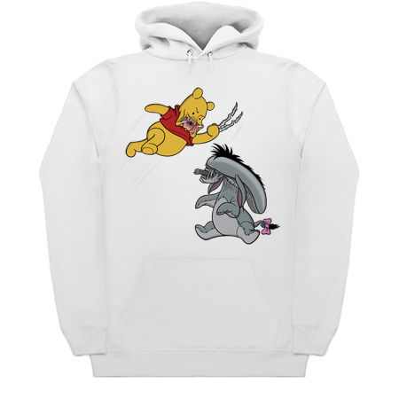 Eeyore-morph vs. Pooh-dator (no background) tiny thumbnail