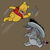 Eeyore-morph vs. Pooh-dator (no background) tiny thumbnail