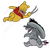 Eeyore-morph vs. Pooh-dator (no background) tiny thumbnail