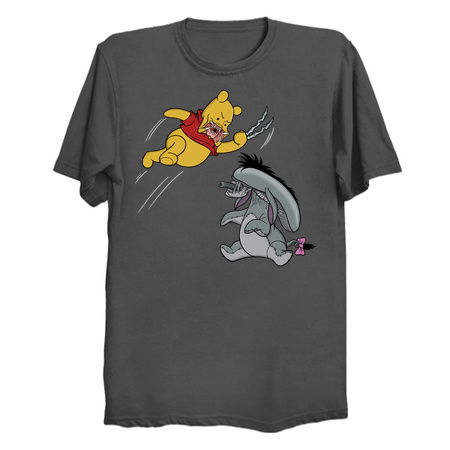 Eeyore-morph vs. Pooh-dator (no background) tiny thumbnail
