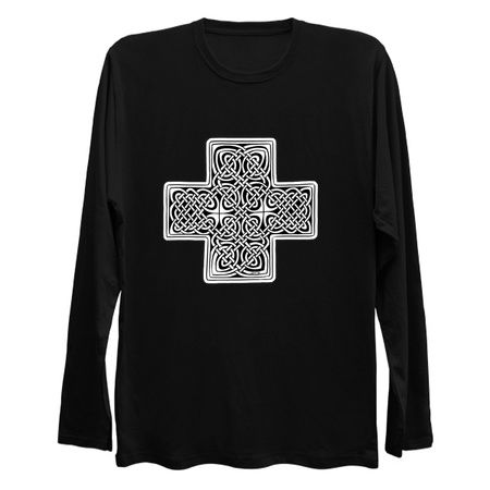 Celtic Art - Cross Knotwork Pattern - Book of Kells tiny thumbnail