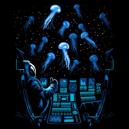 Astronaut Jellyfish - NeatoShop