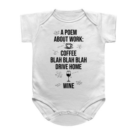 A Poem About Work: Coffee Blah Blah Blah Drive Home Wine tiny thumbnail