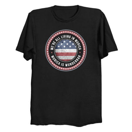 Patriot 4th of July T-Shirt | Murica Is Wunderbar tiny thumbnail