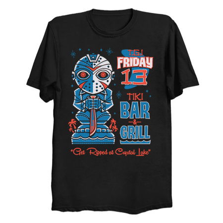 TGI - Friday 13th - Tiki Bar - Horror Movie - Surf tiny thumbnail