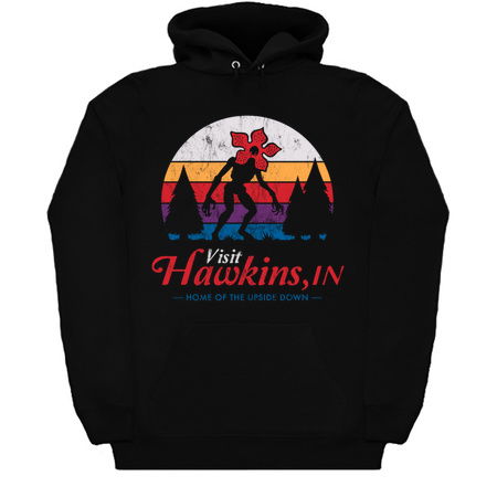 Visit Hawkins - Vintage Distressed - Demogorgon - Stranger Things tiny thumbnail
