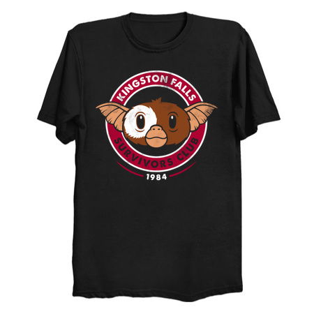 Kingston Falls Survivors Club - Gremlins - Retro Distressed - Gizmo tiny thumbnail