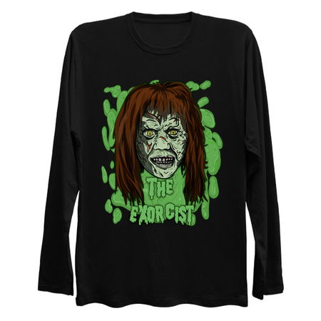 The exorcist tshirt - vomit - horror lover - horror film tiny thumbnail