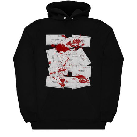 american psycho - patrick bateman - business card - blood tiny thumbnail