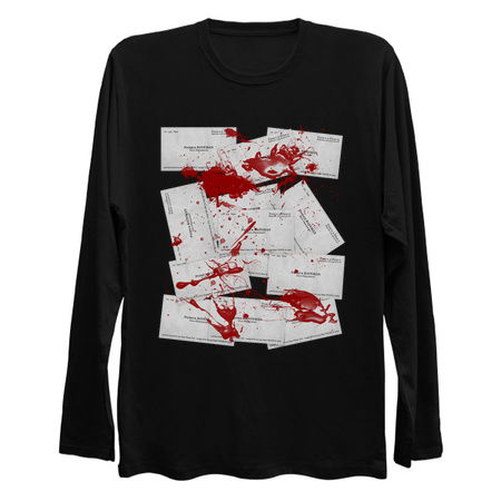 american psycho - patrick bateman - business card - blood tiny thumbnail