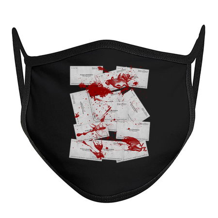 american psycho - patrick bateman - business card - blood tiny thumbnail