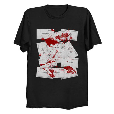 american psycho - patrick bateman - business card - blood tiny thumbnail