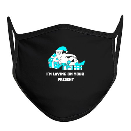 I'm Laying On Your Present Christmas Santa Claus tiny thumbnail