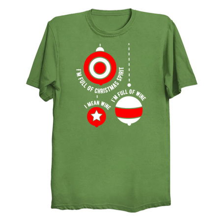 I'm Full Of Christmas Spirit I Mean Wine I'm Full Of Wine Holiday tiny thumbnail