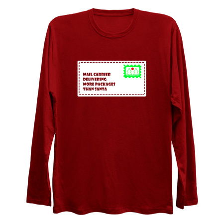 Mail Carrier Delivering More Packages Than Santa tiny thumbnail