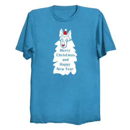 Merry Christmas And Happy New Year German Shepherd tiny thumbnail