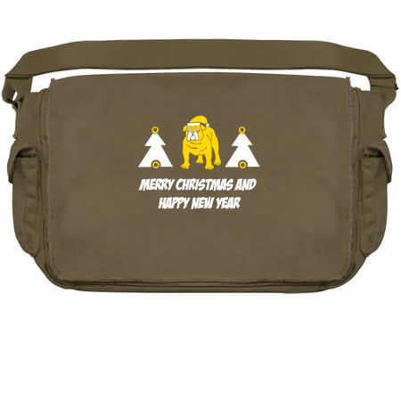 Merry Christmas And Happy New Year Bulldog Dog Lover tiny thumbnail