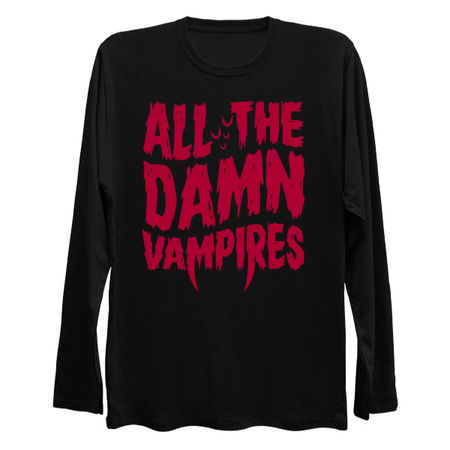 Damn Vampires - Lost Boys - Goth - 80's Horror Quote tiny thumbnail