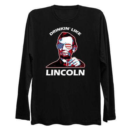 Drinkin Like Lincoln 4th July Independence Day tiny thumbnail