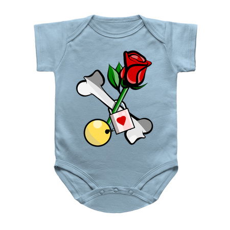 Married Couple funny wedding anniversary rose tiny thumbnail