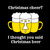 Christmas Cheer? I Thought You Said Christmas Beer Drinking tiny thumbnail