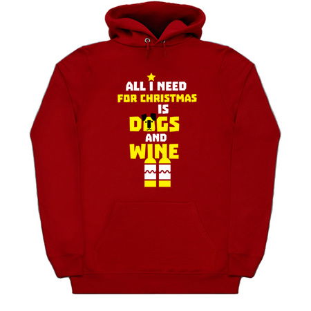 All I Need For Christmas Is Dogs And Wine Drinking tiny thumbnail