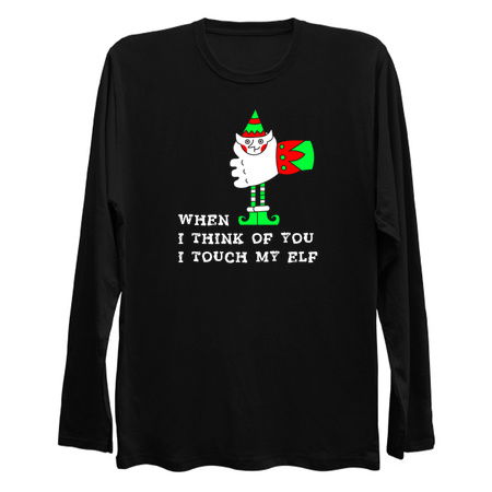 When I Think Of You I Touch My Elf Christmas tiny thumbnail