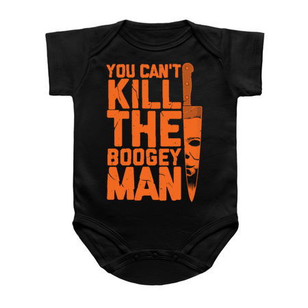 Boogeyman - Halloween - Horror - Distressed Quote - Orange tiny thumbnail