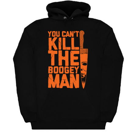 Boogeyman - Halloween - Horror - Distressed Quote - Orange tiny thumbnail