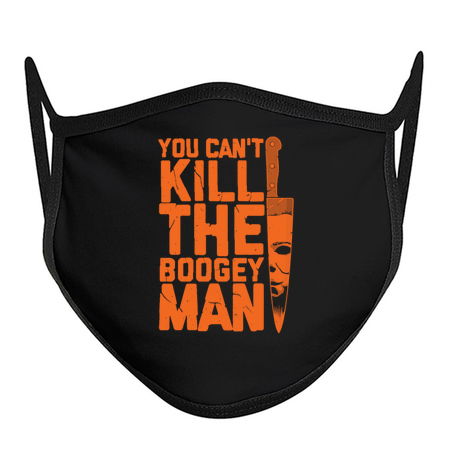 Boogeyman - Halloween - Horror - Distressed Quote - Orange tiny thumbnail