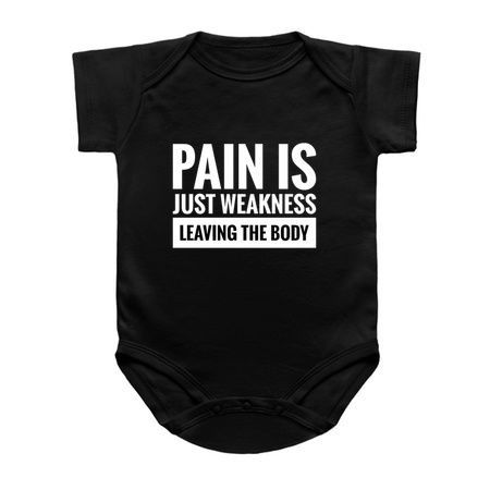 Motivational Quotation - Pain is Weakness tiny thumbnail