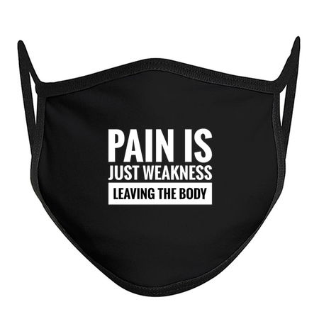 Motivational Quotation - Pain is Weakness tiny thumbnail