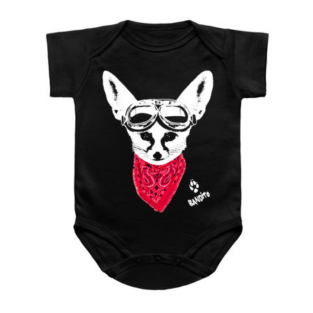 Fennec Fox Biker Bandito| Fox in Goggles and Bandanna tiny thumbnail