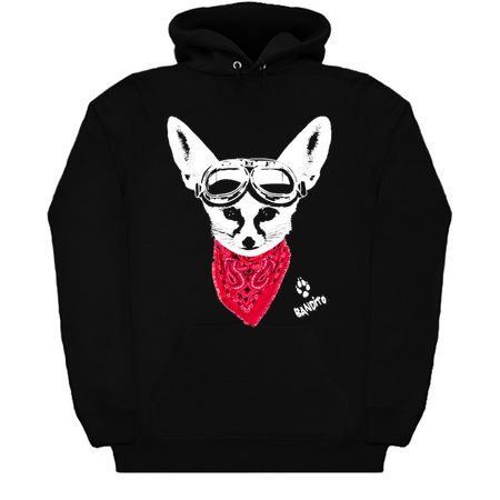 Fennec Fox Biker Bandito| Fox in Goggles and Bandanna tiny thumbnail