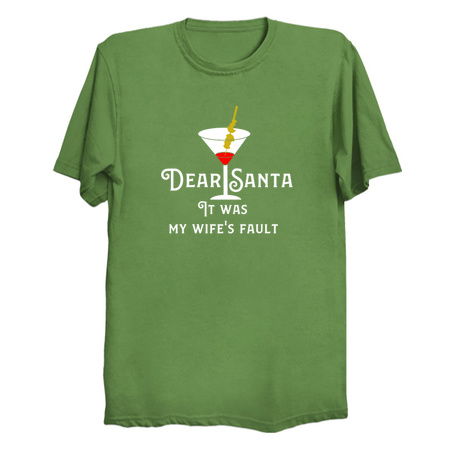 Dear Santa, It Was My Wife's Fault Christmas tiny thumbnail