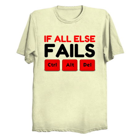 ALL ELSE FAILS CTRL ALT DEL KEYBOARD tiny thumbnail