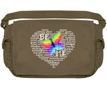 BE ME Inspirational Heart - White tiny thumbnail