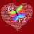 BE ME Inspirational Heart - White tiny thumbnail