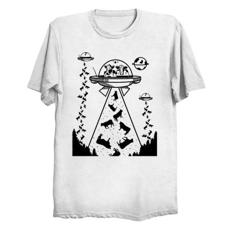 Cow alien abduction - NeatoShop