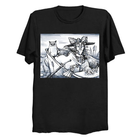 Young Lady In A Boat – After James Jaques Tissot tiny thumbnail